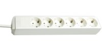  Brennenstuhl Eco-Line 6 Sockets 1.5m White 1159420015