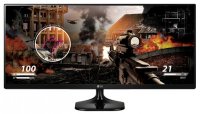  34" LG Flatron 34UM58-P gl.Black IPS, 2560x1080, 5ms, 250 cd/m2, 1000:1 (Mega DCR), HDMI*2,