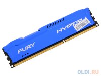  DDR3 4Gb (pc-12800) 1600MHz Kingston HyperX Fury Blue Series CL10 (Retail) (HX316C10F/4)