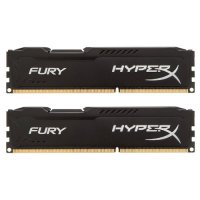   DDR3 1600MHz 16Gb (2x8Gb) Kingston HyperX Fury Black Series ( HX316C10FBK2/ 16 ) Retail