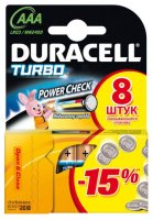  DURACELL MN(MX)2400 TURBO (AAA 8 )