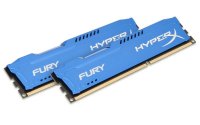   Kingston HyperX Fury Blue PC3-12800 DIMM DDR3 1600MHz CL10 - 8Gb KIT (2x4Gb) HX316C10F