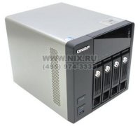  QNAP NAS Server(TS-459 Pro II) (Atom D525,4x3.5/2.5" HDD SATA,RAID0/1/5/5+/6/10,2xGbLAN,4x