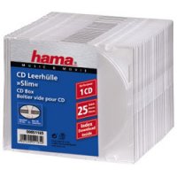  Hama H-51165 Slim  1 CD 25  ()