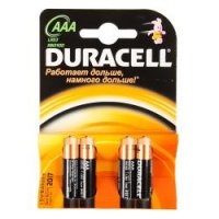  Duracell MN2400 AAA (LR03), . (alcaline), 1.5 , 2400 /, 4 .