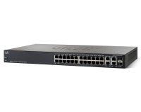 Cisco SF300-24 (SRW224G4-K9-EU)   (24UTP 10/100Mbps+2UTP 1000Mbps+2Combo 1000BA