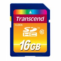   SDHC 16Gb Class 10 Transcend, TS16GSDHC10(V), OEM