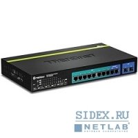      TRENDNet TPE-1020WS 10-port Gigabit Web Smart PoE+ Switch