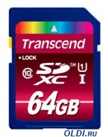 (TS64GSDXC10U1)   Transcend,  SDHC  10 UHS-I, 64  SDXC