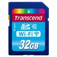 32 Gb TRANSCEND SDHC (TS32GWSDHC10) Class 10,  Wi-Fi , Retail