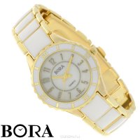    "Bora". FWCW029 / T-B-7414-WATCH-WH.GOLD