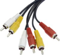 5bites  Jack3.5-M --) 2RCA-M (5 )(AC35J2R-050M)