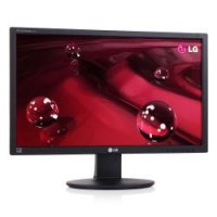  24" LG E2411T-BN TFT Flatron Glossy-Black, LED-, 250cd/m2, 5000000:1DFC, DVI, 5ms,