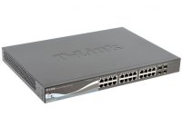 D-link DGS-1500-28  WebSmartPro, 24x10/100/1000Mbp, 4xSFP, 19""