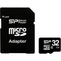   32Gb - Silicon Power - Micro Secure Digital HC Class 4 SP032GBSTH004V10-SP  