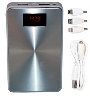  KS-is Power Bank KS-245 Silver (2xUSB 2.1A, 13800mAh, 3 , , Li-lon)