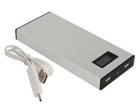  Ross&Moor PB-MS011 (Silver) (2xUSB 2.1A, 16000mAh, Li-Pol)