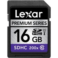   16Gb - Lexar 200x Premium High-Capacity Class 10 - Secure Digital LSD16GBBEU200