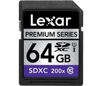   64Gb - Lexar 200x Premium High-Capacity Class 10 - Secure Digital LSD64GBBEU200