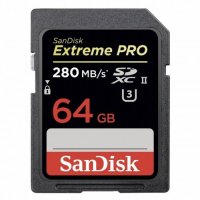   64Gb - SanDisk Extreme Pro - Secure Digital XC UHS-II Class 10 SDSDXPK-064G-GN4IN (