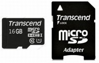   16Gb - Transcend - Micro Secure Digital HC Class 10 UHS-I Ultimate TS16GUSDHC10U1  