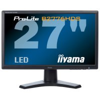  27" Iiyama PLB2776HDS-B2 ProLite 1920x1080; 2ms; 300cd/m2; 1200:1; D-Sub; DVI-D; HDMI