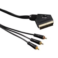  Hama video/stereo SCART(m)-3RCA(m) 1.5m 3    