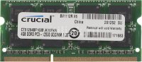   Crucial Ct51264Bf160B(J) Ddr-Iii Sodimm 4Gb Pc3-12800