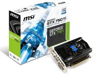  1024Mb MSI GeForce GTX750Ti PCI-E DDR5 128bit DVI HDMI VGA HDCP N750TI-1GD5/OC Retail