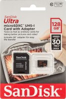   SanDisk Ultra (SDSDQUI-128G-G46) microSDXC Memory Card 128Gb Class10 UHS-I U1+microSD--