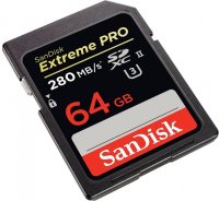   SDXC UHS-II SANDISK Extreme Pro 64 , 280 /, SDSDXPB-064G-G46, 1 .