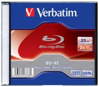  Blu-Ray VERBATIM BD-RE 2x 25 GB Slim (43768)