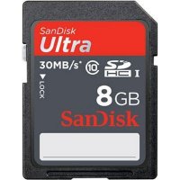 - SecureDigital 8Gb Sandisk HC Ultra Class10 ( SDSDU-008G-U46 )