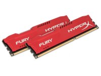   Kingston HyperX Fury Red Series PC3-15000 DIMM DDR3 1866MHz CL10 - 8Gb KIT (2x4Gb) HX3