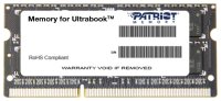   Patriot Memory PC3-10600 SO-DIMM DDR3 1333MHz - 8Gb PSD38G1333L2S