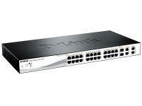  D-LINK DES-1210-28P/ 1 /C1A  24  10/100Mbps PoE + 2  GbLAN + 2 Com