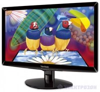  20" Viewsonic VA2037A-LED, 1600x900, 5ms, 250 cd/m2, 1000:1 (DCR 10M:1), D-Sub, Black