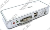 Multico (EW-K2402DU) 2-port DVI USB KVM Switch with Cable(.USB+ USB+DVI-I+Audio)+..