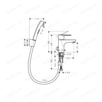  Hansgrohe Talis S 2,     ,  (31165000)