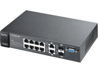 ZyXEL ES3500-8PD  PoE 8-   L2+ Fast Ethernet  2  Giga