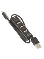  USB Readyon RD-43004 USB 3 ports Black