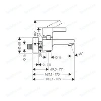      Hansgrohe Metris S 31460000    