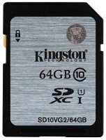   MicroSDXC/Transflash Class10 UHS-I U1 Kingston 64GB +  (SDCA10/64GB)