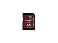   Kingston (SDCA3/64GB) microSDXC Memory Card 64Gb Class10 + microSD--)SD Adapter