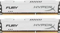  DIMM DIMM 16Gb 2x8Gb KIT DDR3 PC12800 1600MHz Kingston HyperX Fury White Series (HX316C10FWK2