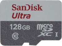   SanDisk Mobile Ultra (SDSDQUAN-128G-G4A) microSDXC Memory Card 128Gb Class10 UHS-I U1+m