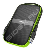    Silicon Power (SP020TBPHDA60S3K) Armor A60 Black USB3.0 Portable 2.5"HDD 2Tb EX