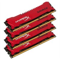   Kingston HyperX Savage PC3-19200 DIMM DDR3 2400MHz CL11 - 32Gb KIT (4x8Gb) HX324C11SRK