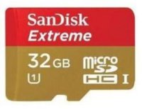   SanDisk Extreme (SDSDQXN-032G-G46A) microSDXC Memory Card 32Gb UHS-I U3