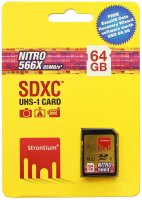   Strontium SDXC 64Gb  lass10 UHS-I Nitro 566x (SRN64GSDU1)